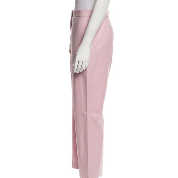 ALEXANDER MCQUEEN Pink Straight Leg Pants with Tags - Picture 2 of 3